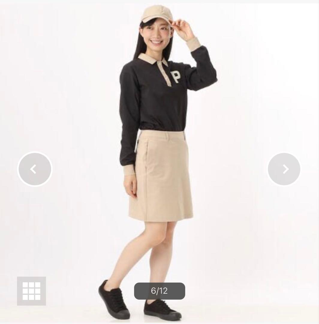 PUMA GOLF プーマゴルフ レディース Pロゴ セットアップ 黒