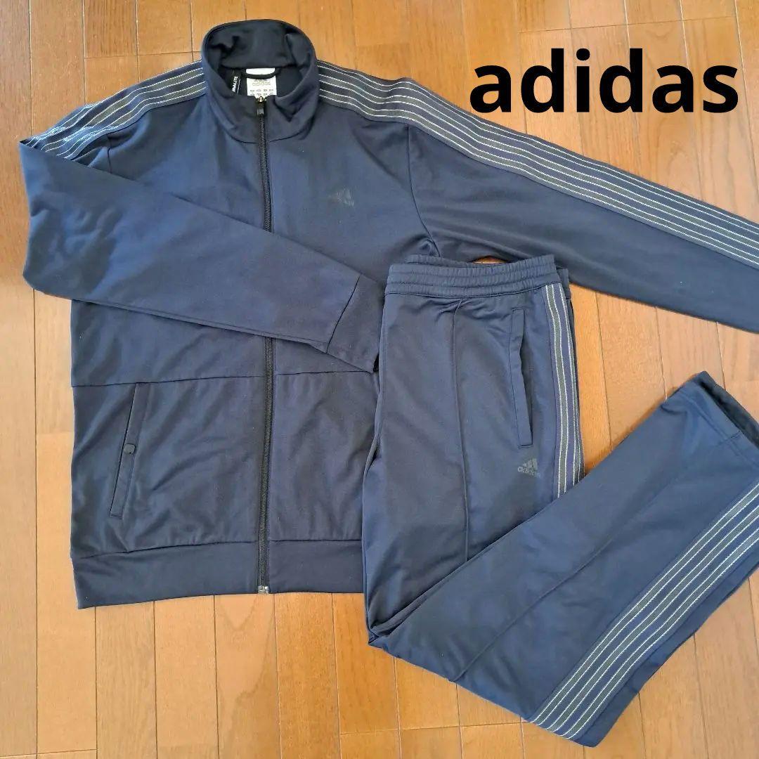 adidasアディダス　メンズジャージ上下　O　裏起毛
