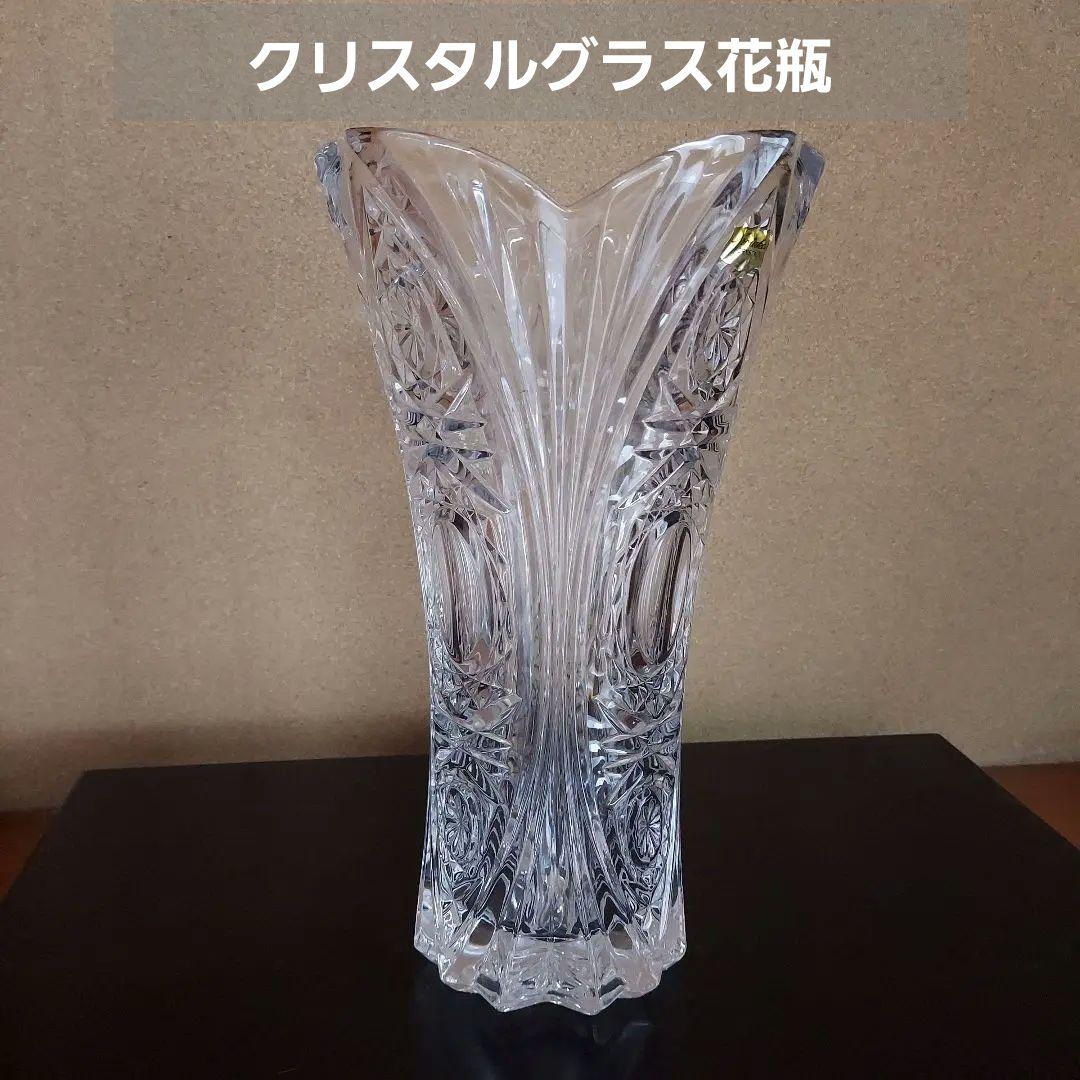 クリスタル花瓶（ノリタケ品）