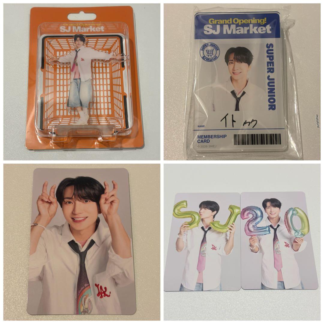 SUPERJUNIOR SJ MARKET アクスタ プレート トレカ イトゥク
