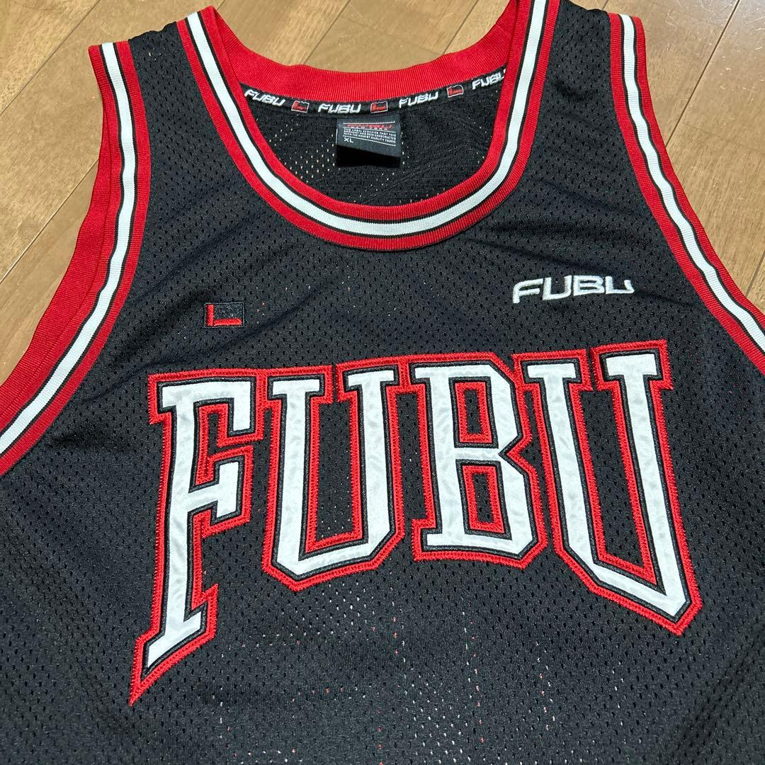 FUBU バスケットボールシャツ　メッシュタンクトップ XLサイズ B-BOY