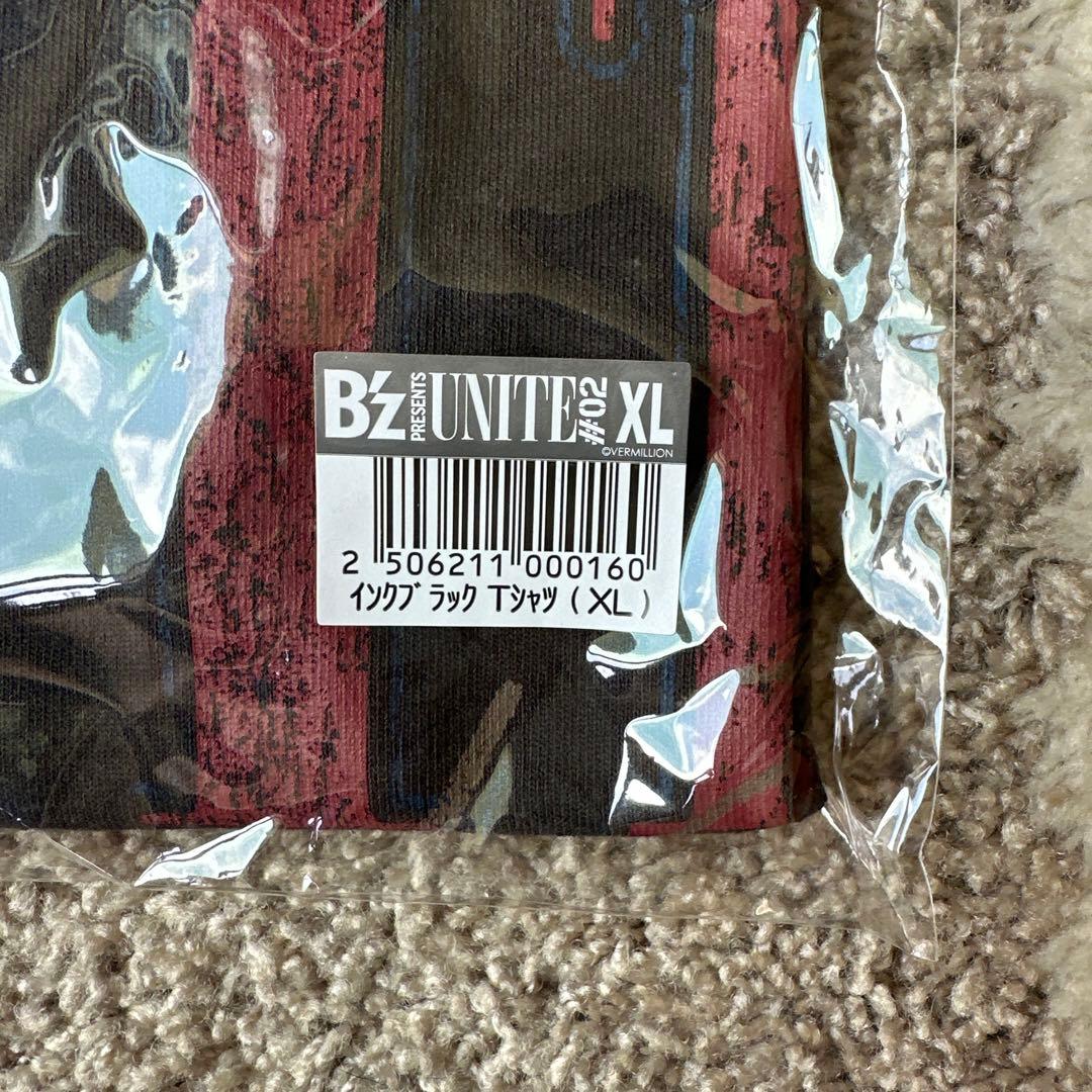 B'z UNITE #02 インクブラックTシャツ（XL）　未使用