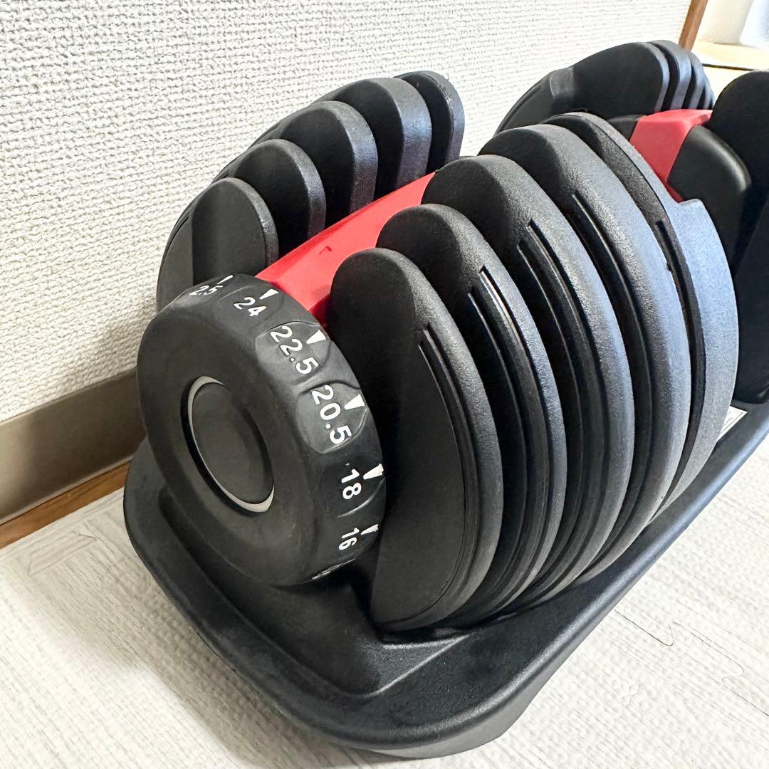 可変式ダンベル 24kg 15段階調整 1個 / 2個まとめ買い割引あり