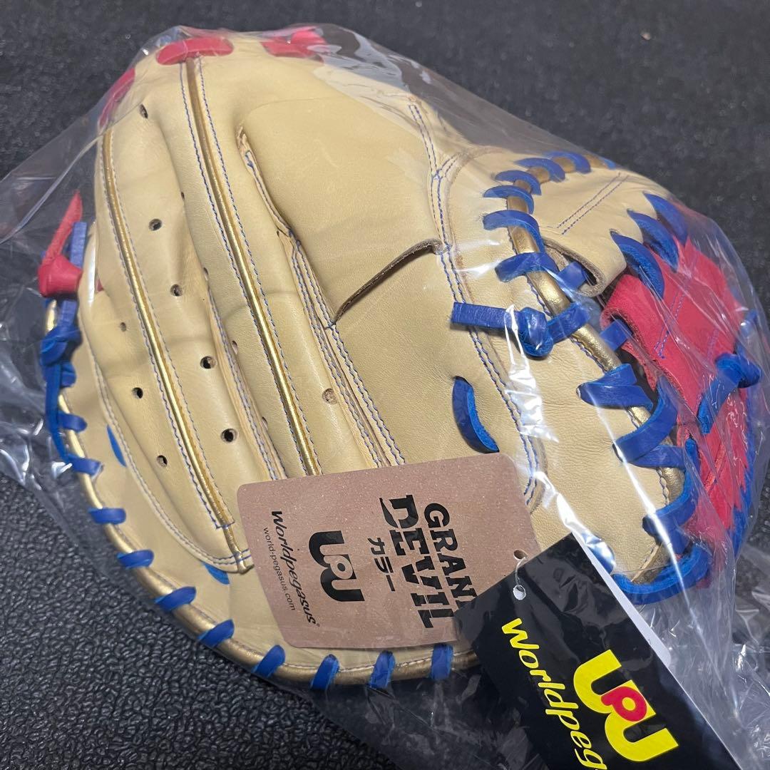 ワールドペガサス 軟式 野球 グローブ キャッチャーミット 大人用 144