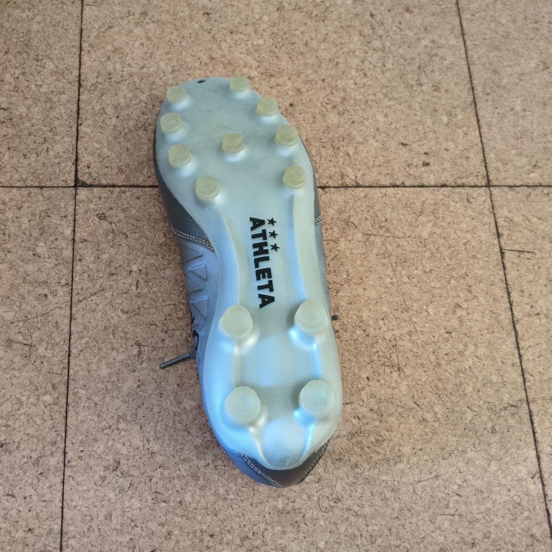 ATHLETA サッカーシューズ スパイク グレー