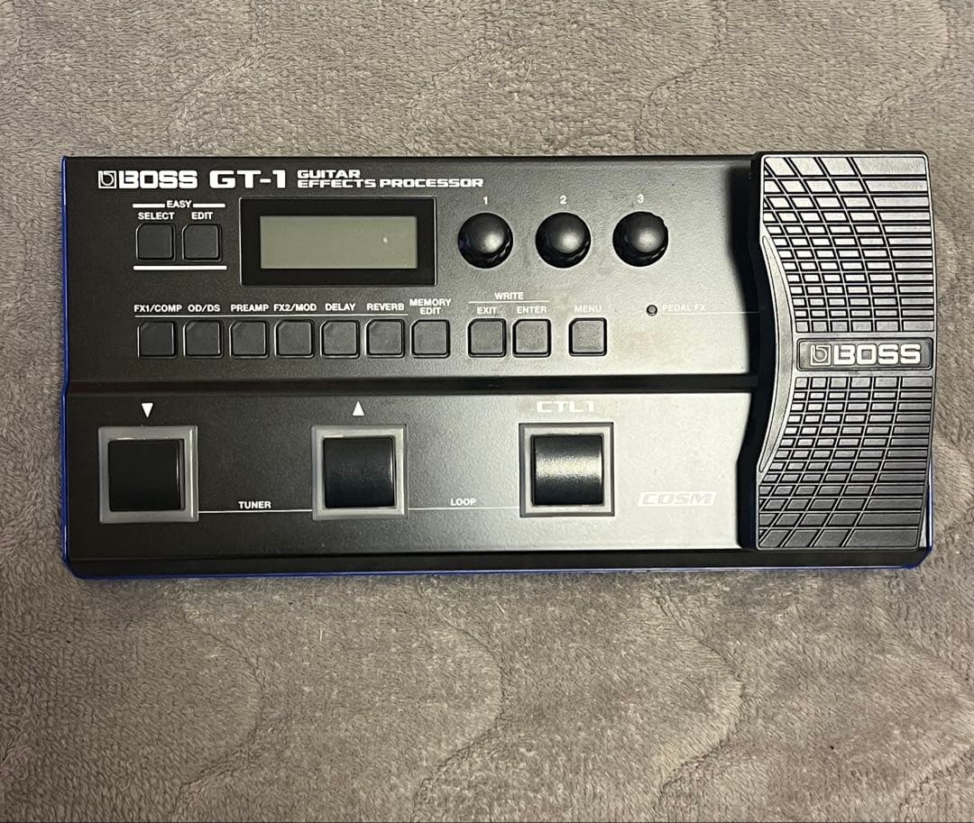 BOSS GT-1 エフェクター　取説　アダプター付き