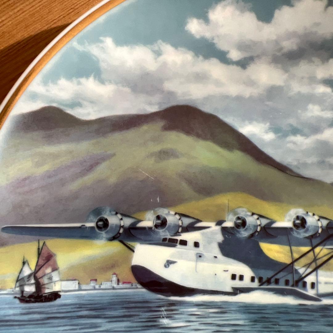パンナム　絵皿　PAN AM PIONEER FLIGHTS ヴィンテージ
