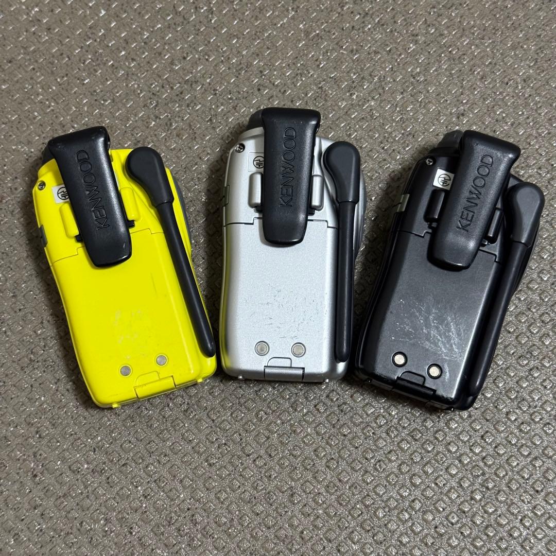 KENWOOD DEMITOSS20 UBZ-LJ20トランシーバー 3台
