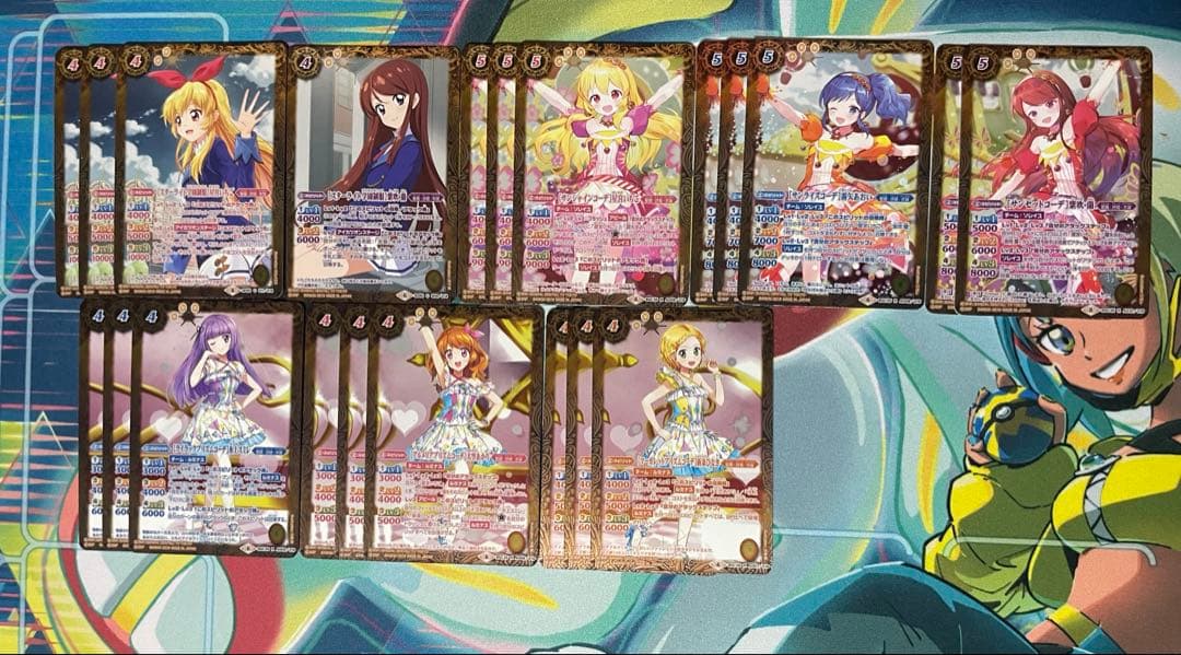 9*ん様 バトスピ アイカツ コラボカード 引退品 まとめ売り