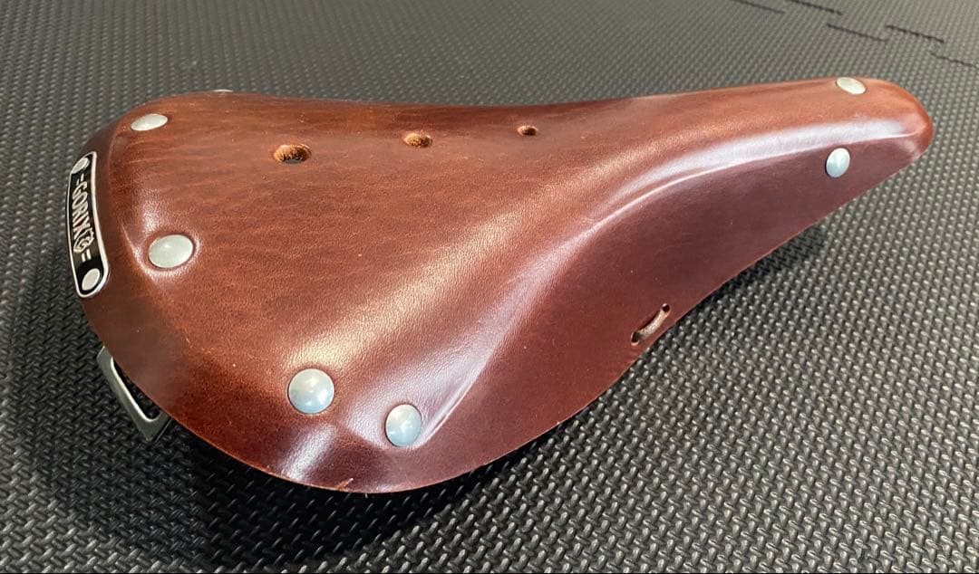 GORIX(ゴリックス)レザーサドル 自転車 本革 レトロ シート サドル