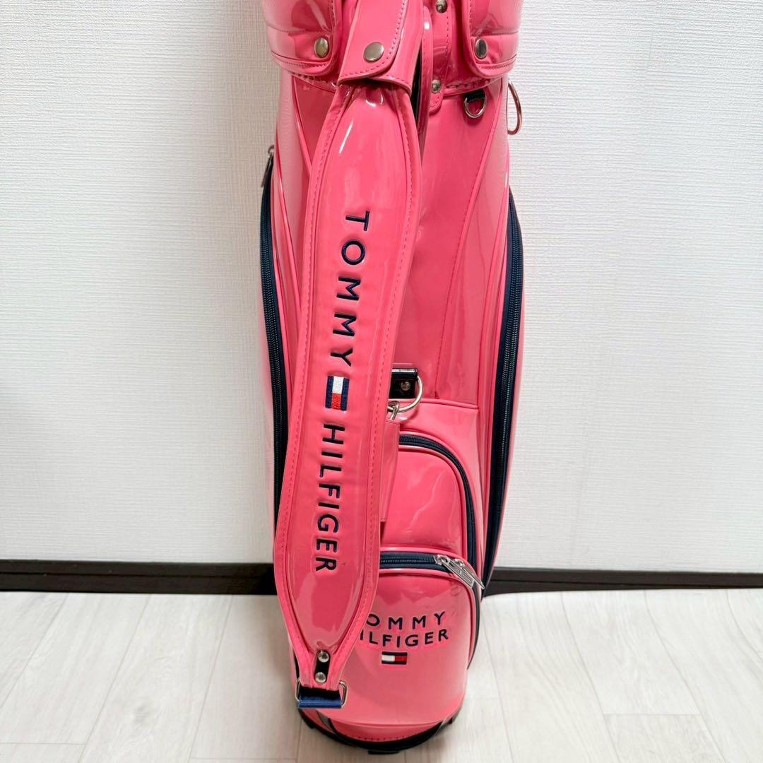美品 トミーヒルフィガー レディース キャディバッグ 