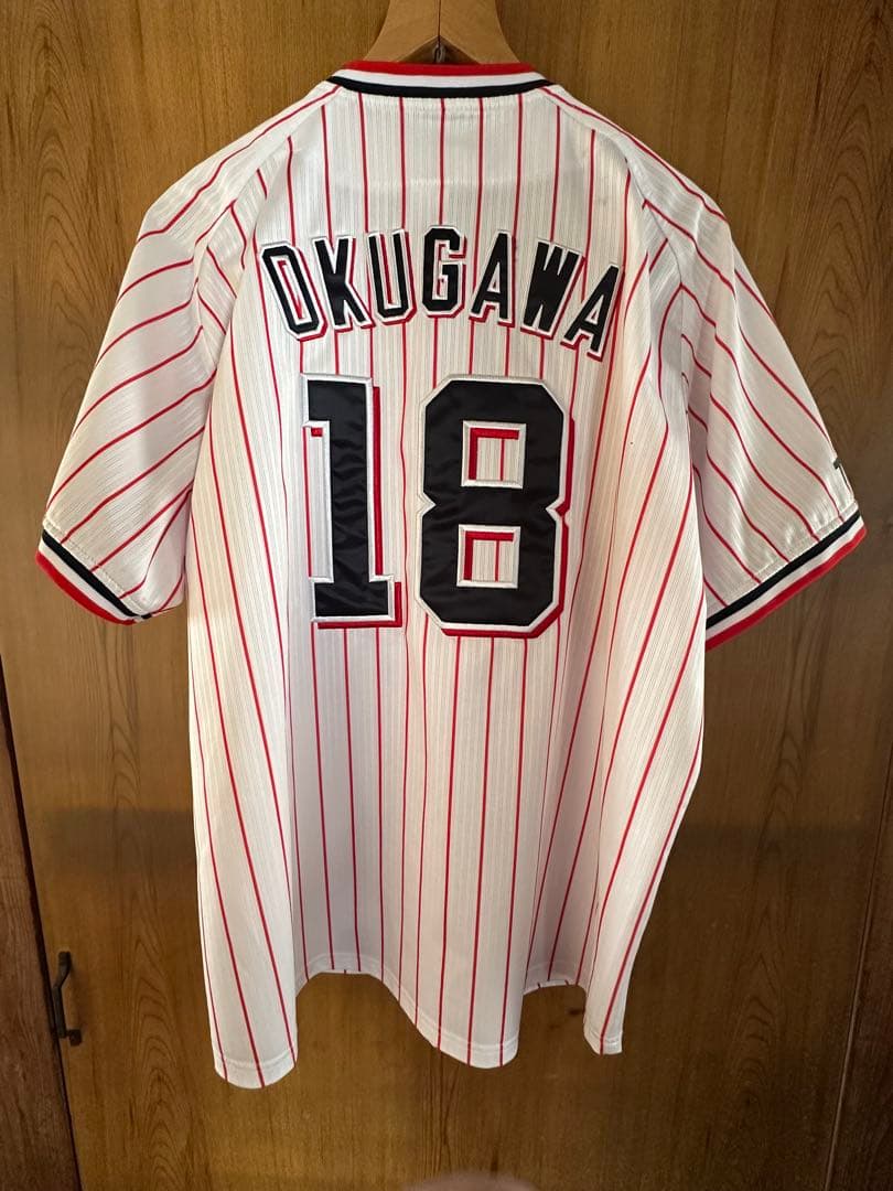 東京ヤクルトスワローズ 奥川恭伸 レプリカユニフォーム Lサイズ 美品