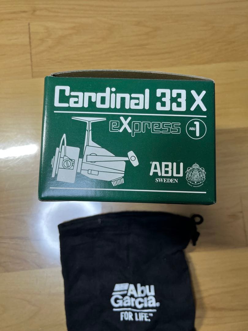 Abu カーディナル33X 中古　箱説　替えスプール 付き