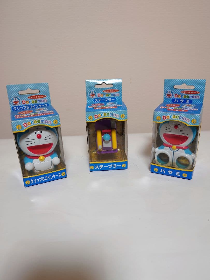 【激レア】ドラえもん　マスコット文具シリーズ　３種