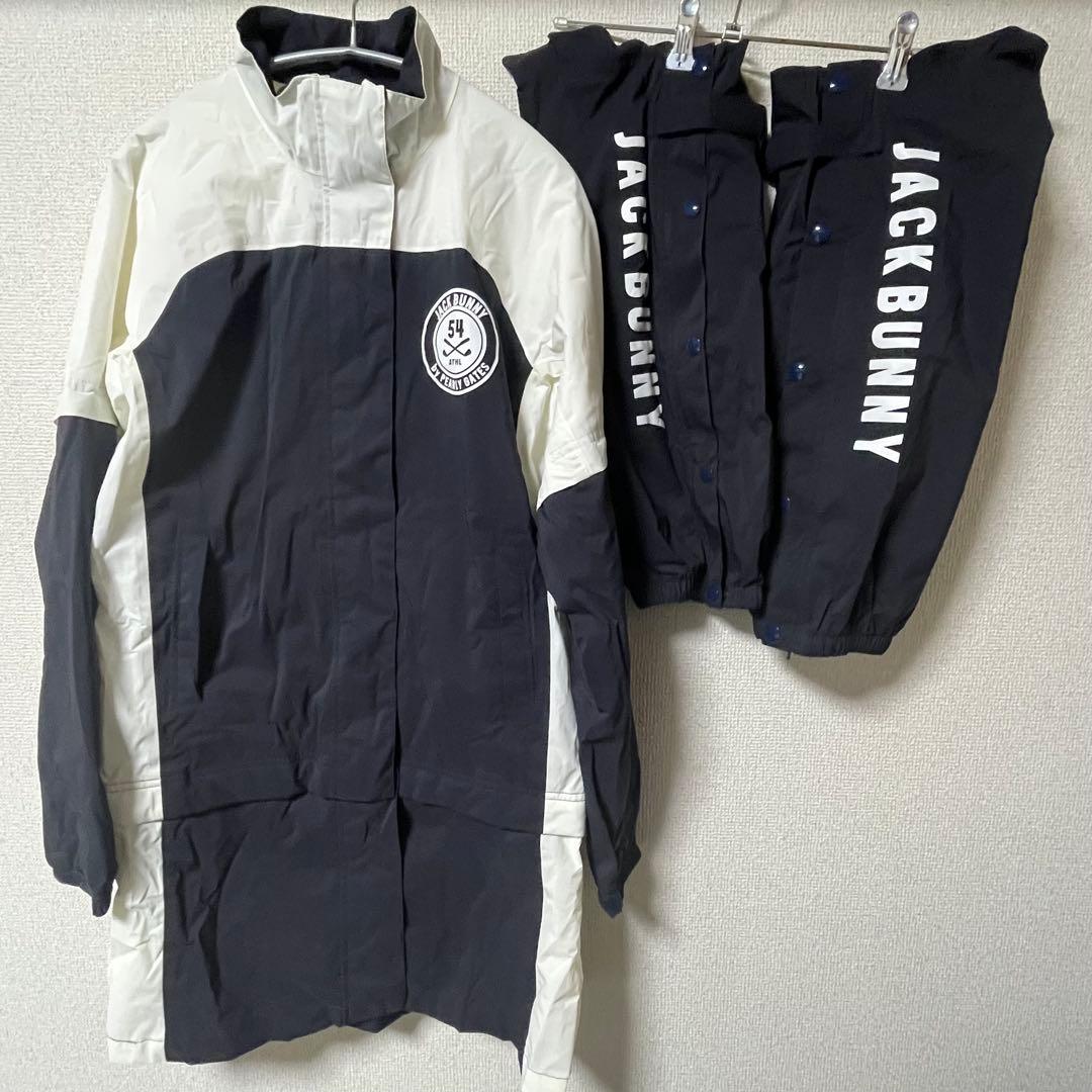 JACK BUNNY レインウェア ワンピースタイプ レッグカバー 収納袋 M