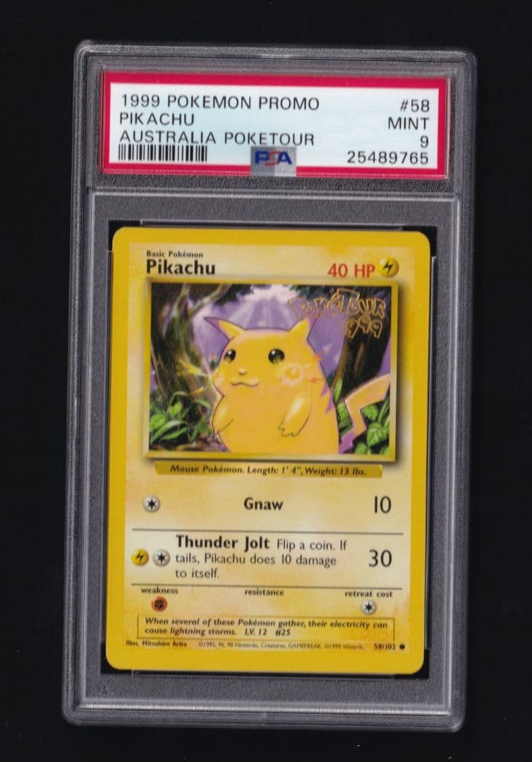 英版ピカチュウ PokeTour1999 - PSA MINT9 / 9765