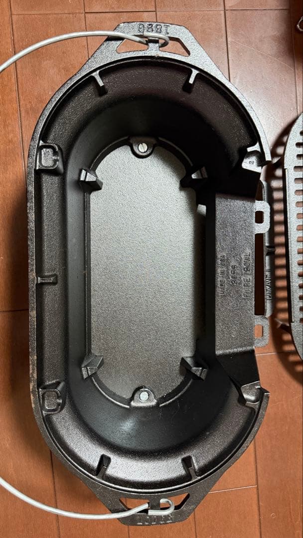 未使用 LODGE ダッチオーブン グリル 鋳鉄 USA製