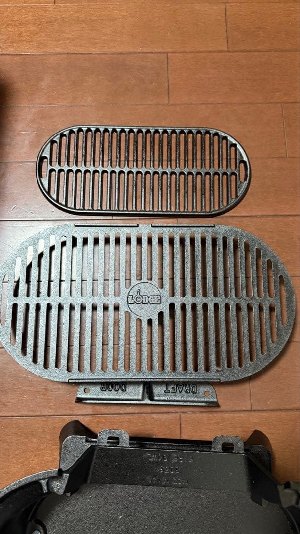 未使用 LODGE ダッチオーブン グリル 鋳鉄 USA製