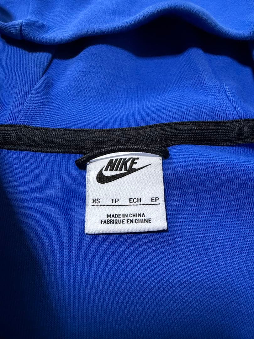 【激レア廃盤旧テック】Nikeナイキテックフリース　上下XSロイヤルブルー