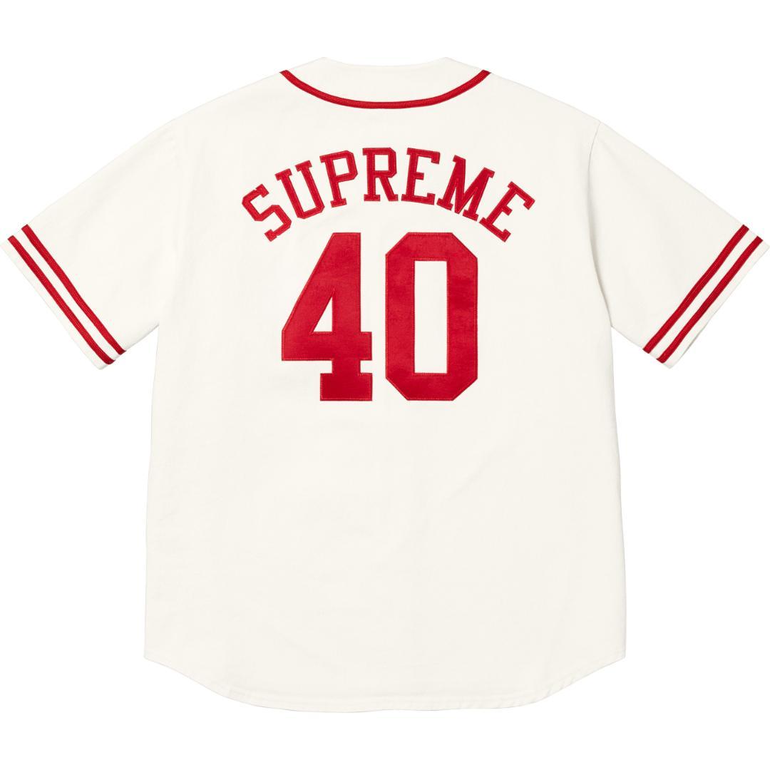 応援グッズ Supreme 40 Acres Twill Baseball Jersey