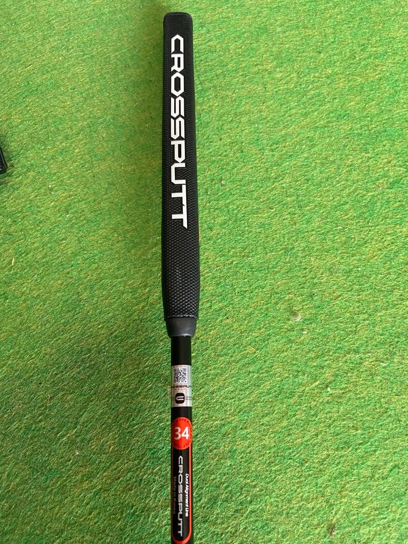 【美品】CROSS PUTT RED BLACK LABEL パター34インチ
