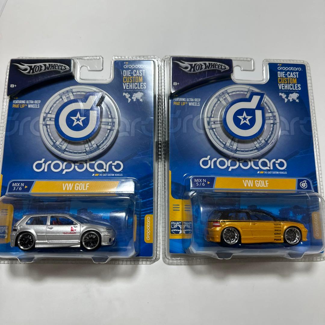 ホットウィール 1/50 ドロップスター VW GOLF セット