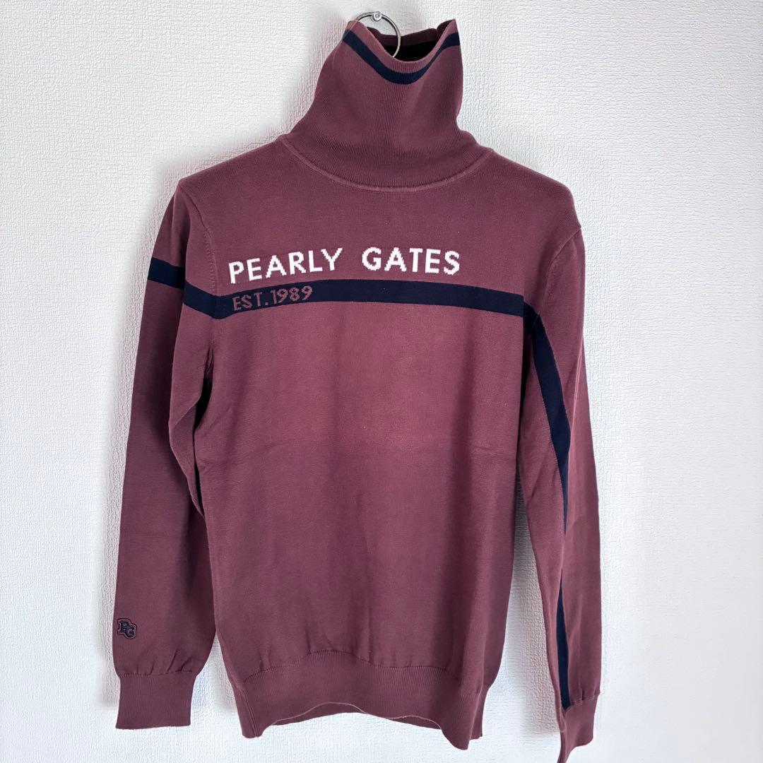 【新品タグ付き】PEARLYGATES パーリーゲイツ タートルネックセーター