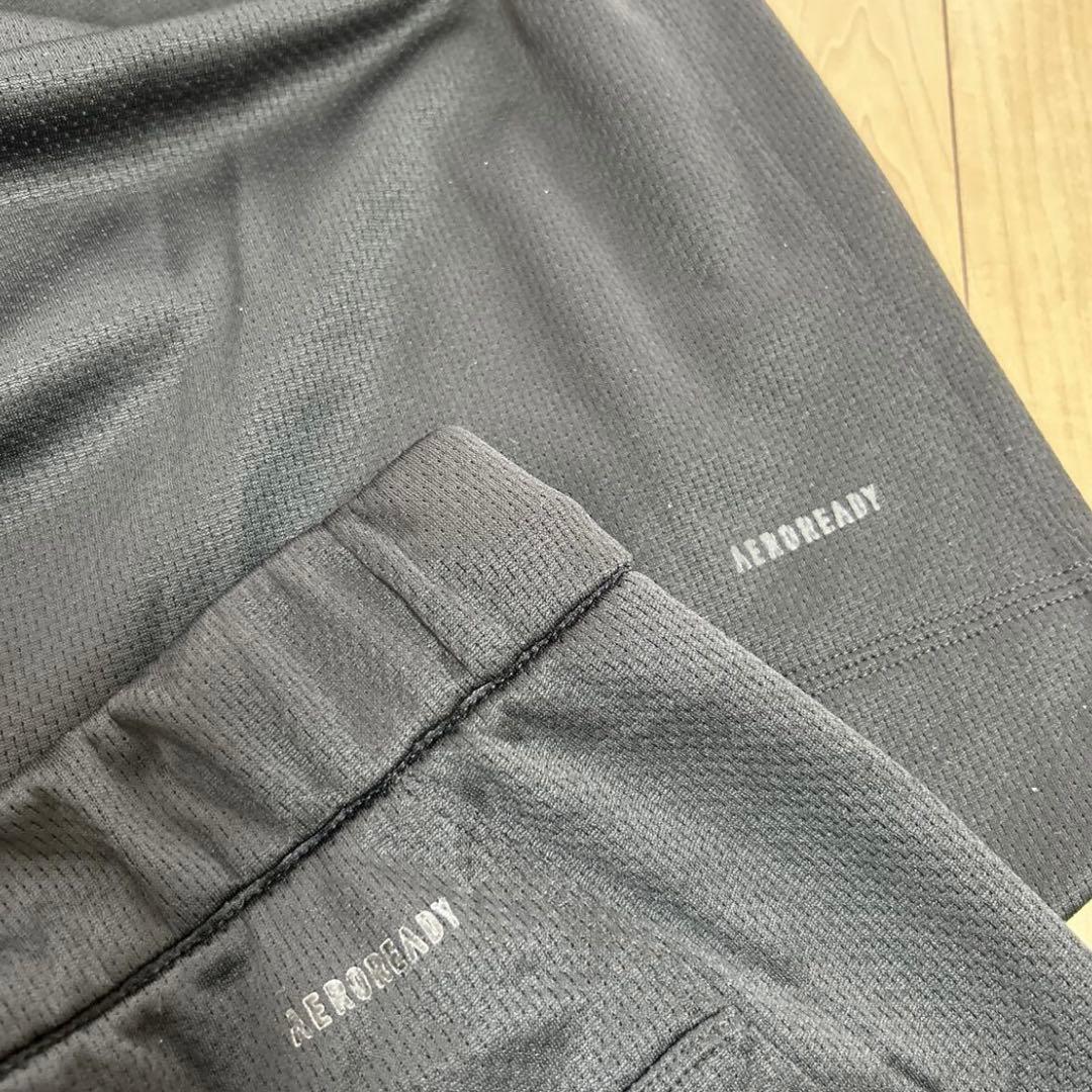 美品 アディダス ジャージ 上下セット　XO〜2XO ブラック　ジップアップ3L
