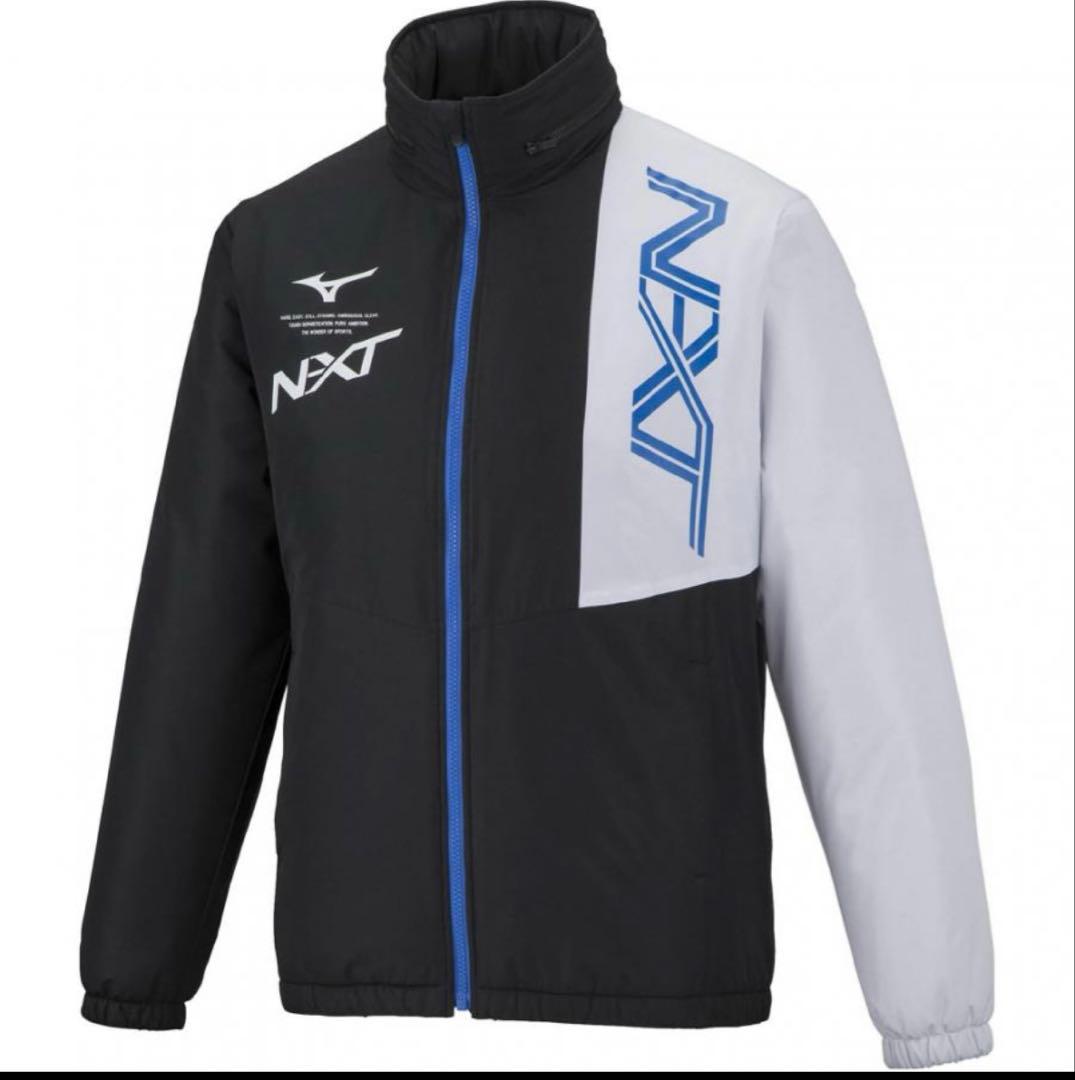 【未着用✨】Mizuno NEXT フルジップジャケット ブラック/グレー