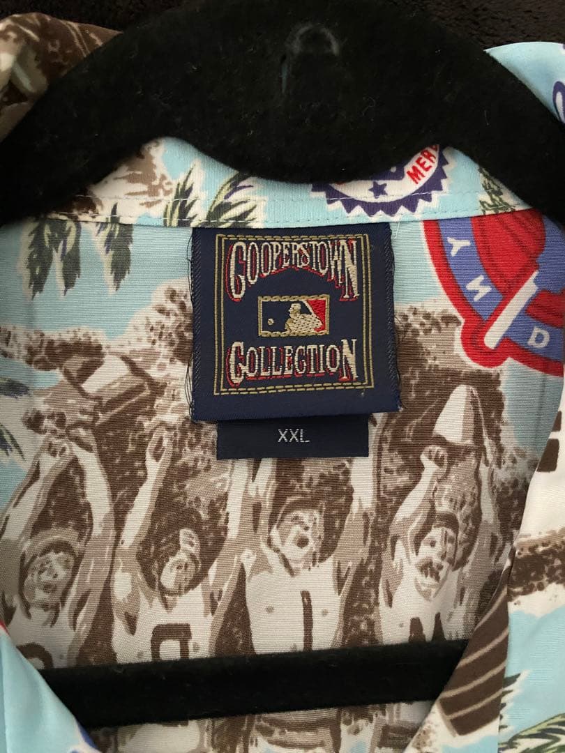 LA dodgers ロサンゼルスドジャース　総柄シャツ　2XL