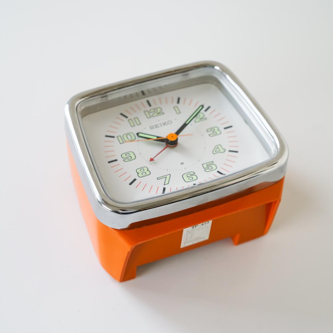 70-80's SEIKO ヴィンテージ 置き時計 スペースエイジ　レトロポップ