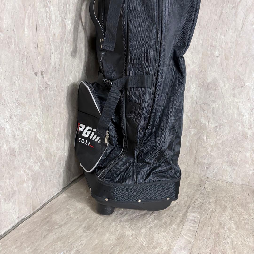極美品 PGMトラベルカバー キャスター付 キャディバッグ ゴルフ golf