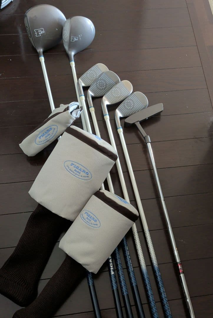 TaylorMadeキャディバッグパイプフレーム&FIGAROクラブセット