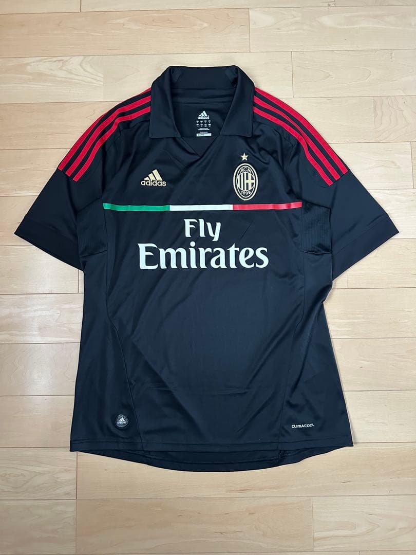 11/12 AC Milan サード ゲームシャツ Black adidas