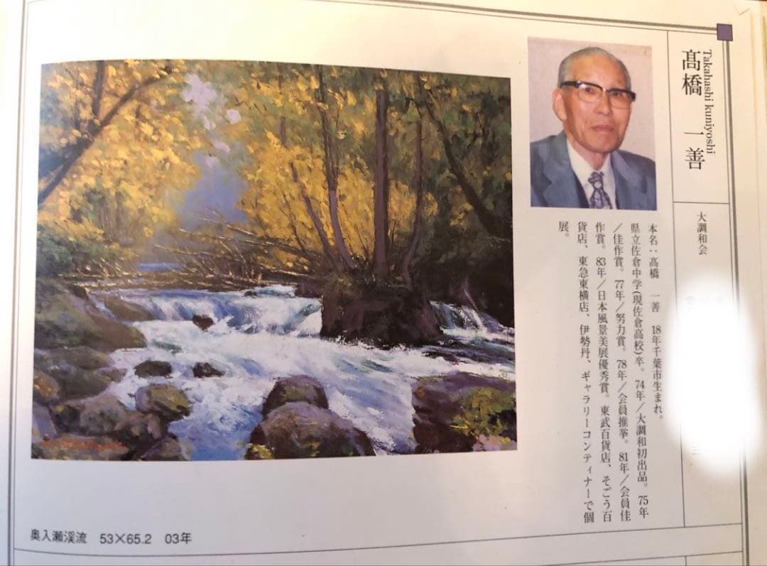 87.「タイトル不明」髙橋一善 油絵