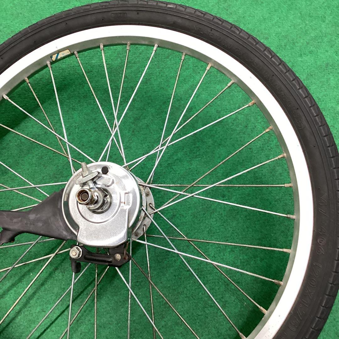 アルミホイール　20x1.75 後輪　タイヤ付　内装3段　14t リア