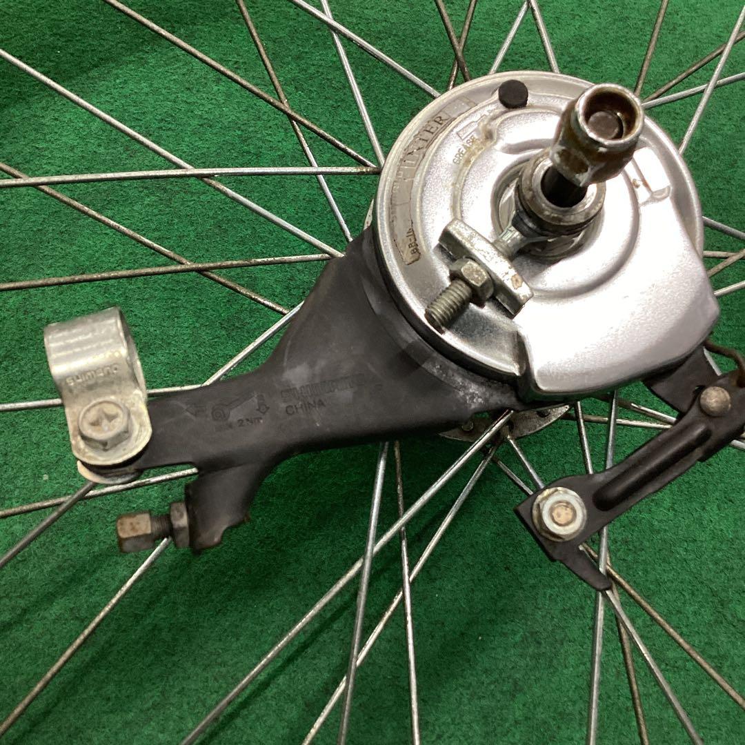 アルミホイール　20x1.75 後輪　タイヤ付　内装3段　14t リア