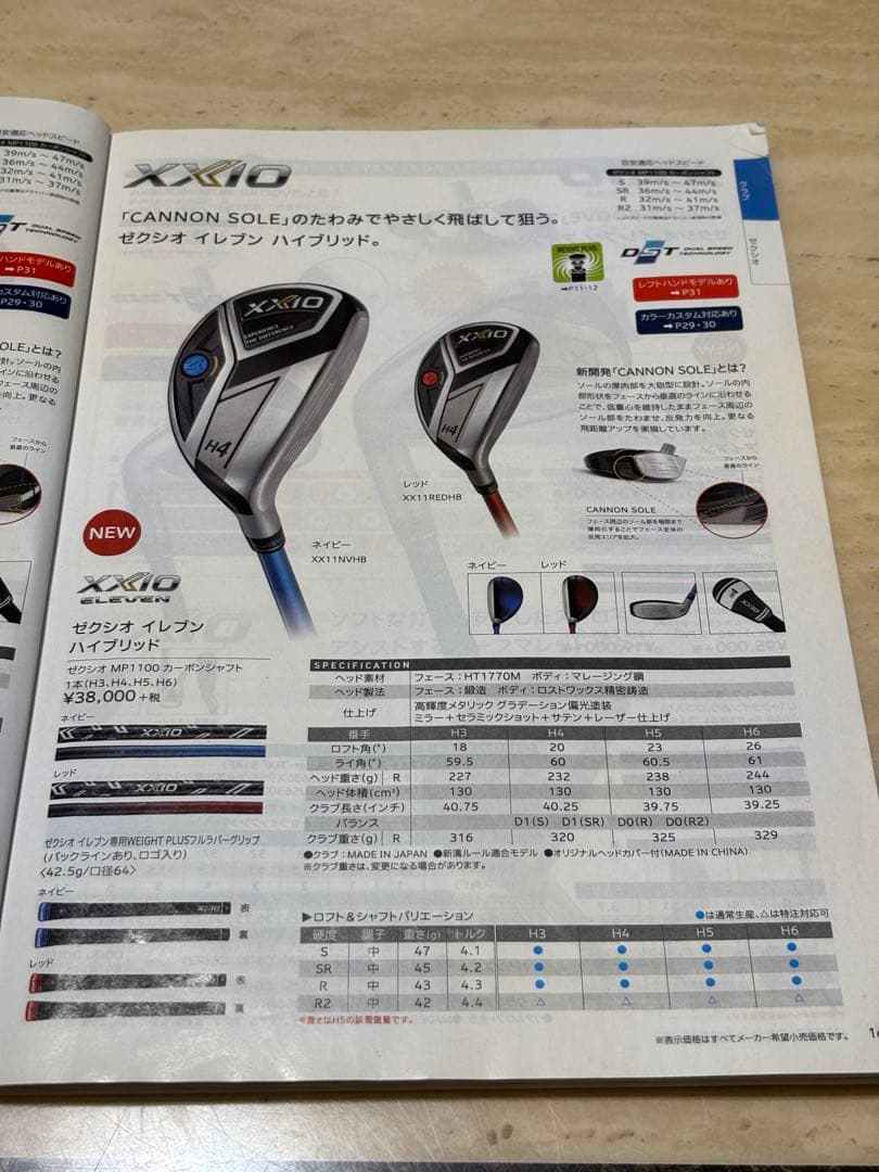 ゼクシオ イレブン ハイブリッド H3 SR シャフト U3 XXIO 11