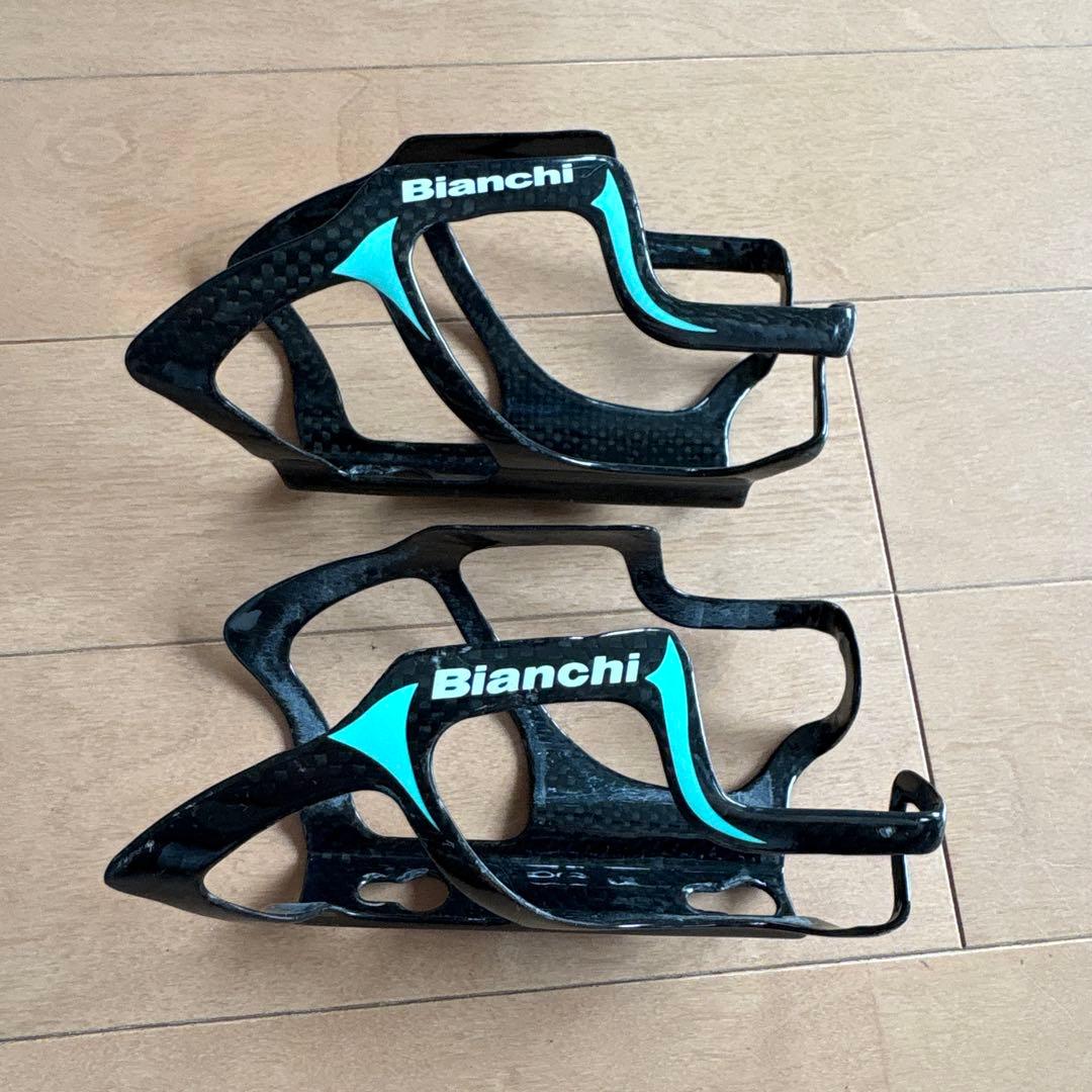Bianchi カーボンボトルケージ 2個セット