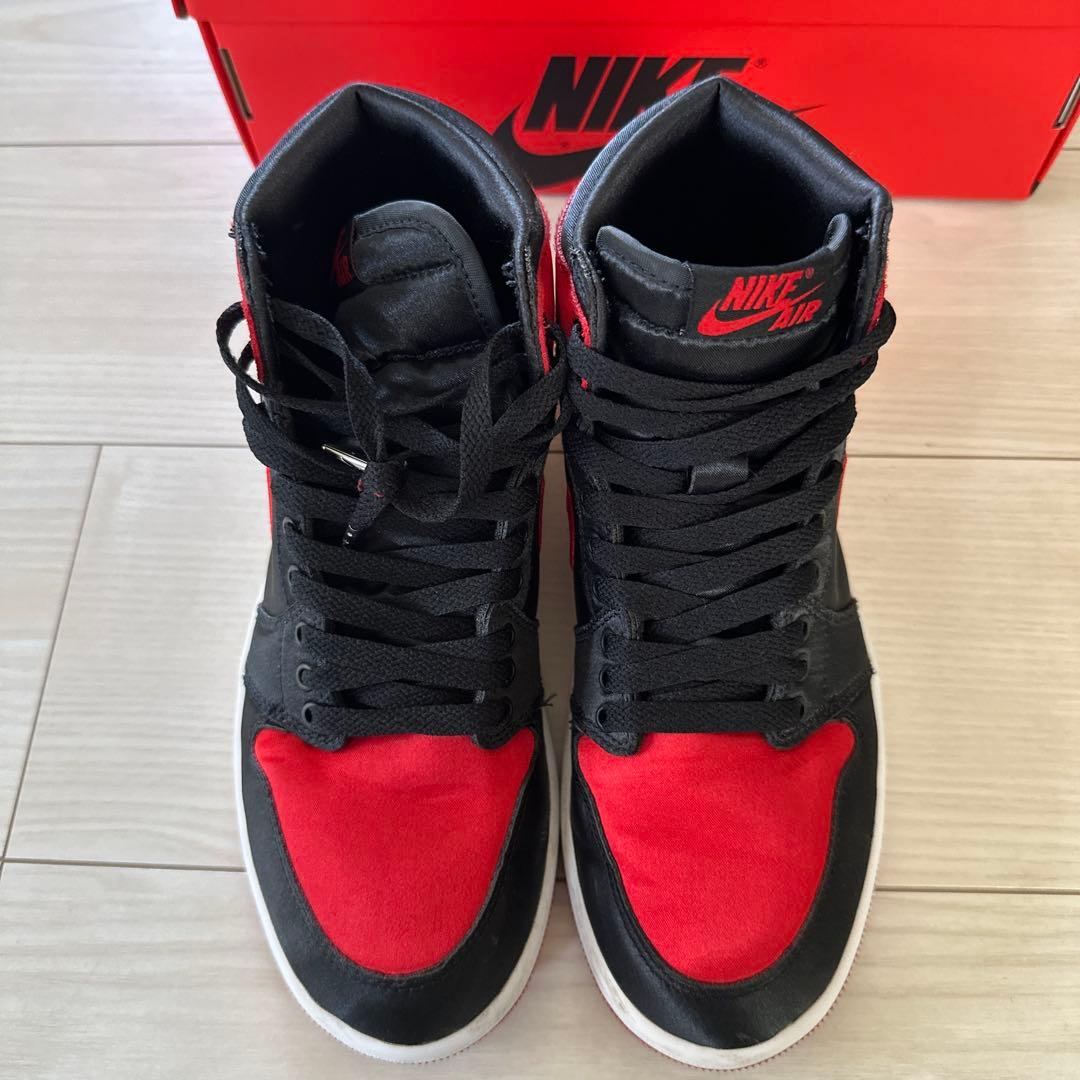NIKE Air Jordan 1 サテンブレッド24センチ