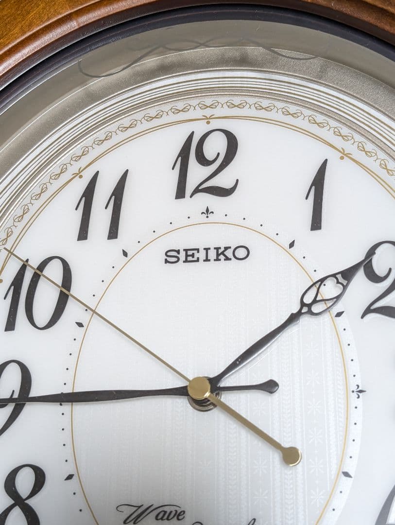 SEIKO セイコー 電波からくり掛け時計 取説、振り子止めアリ AM257B