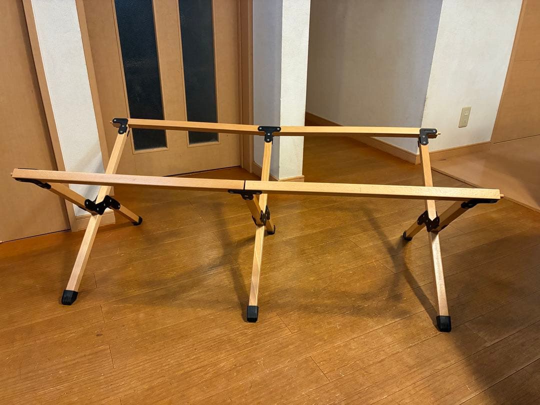 Yさん専用【良品】FIELDOOR ウッドロールトップテーブル 120cm