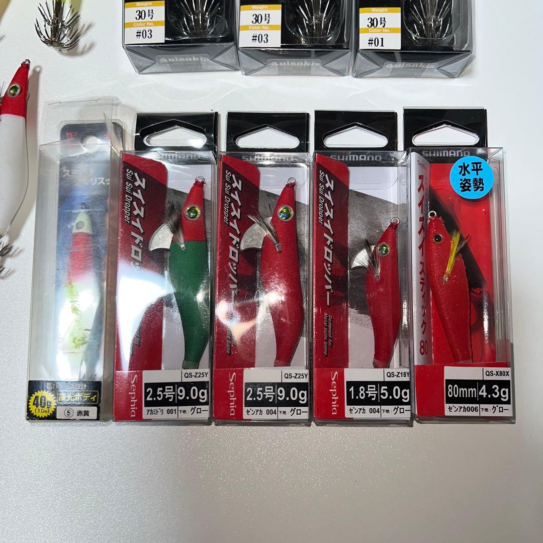 エギセット 30号 シマノ 11個セット