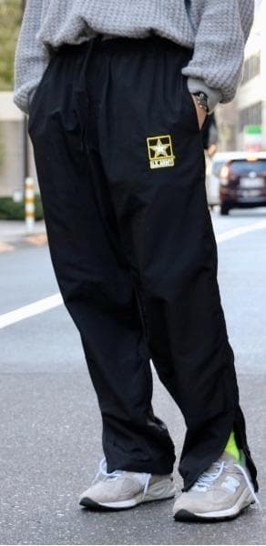 【実物】米軍 USArmy APFU ナイロントレーニングパンツ (L/S)