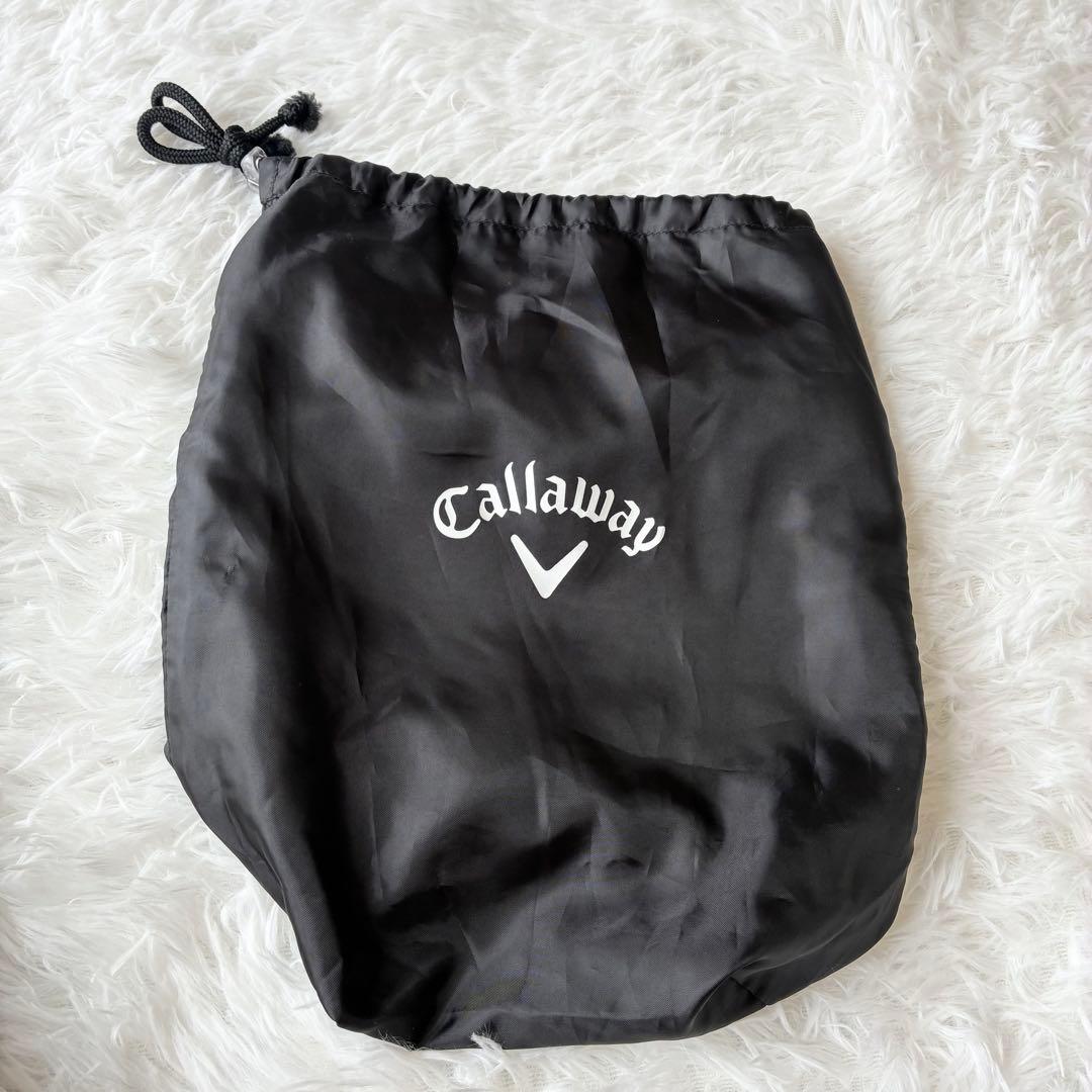 キャロウェイ レインウェア 上下セット L 白 ゴルフ 巾着 Callaway