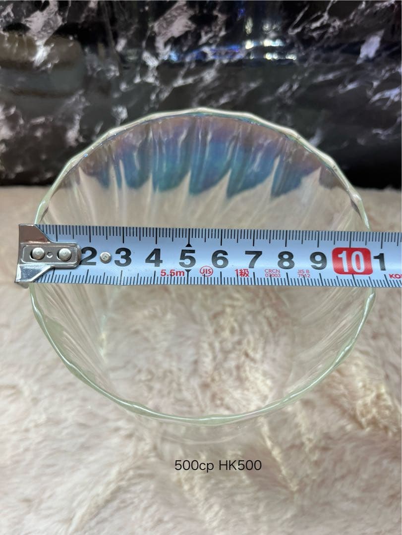 Petromax 500CP HK500 交換用ホヤ 七色波模様