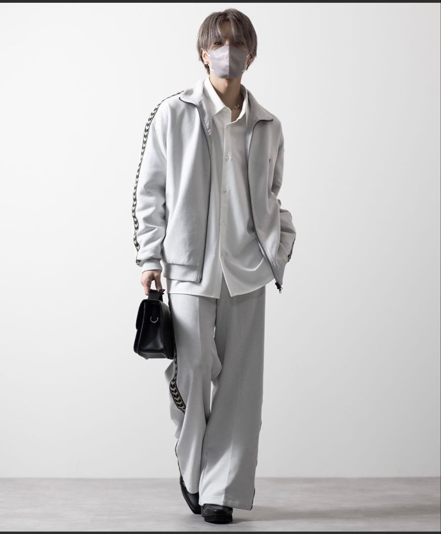 完売品　CLEL ルーズ サイドデザイントラックジャケット　セットアップ