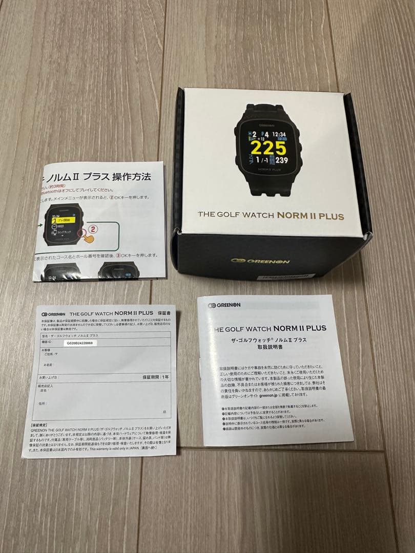 NORM II PLUS ゴルフ用GPSナビ