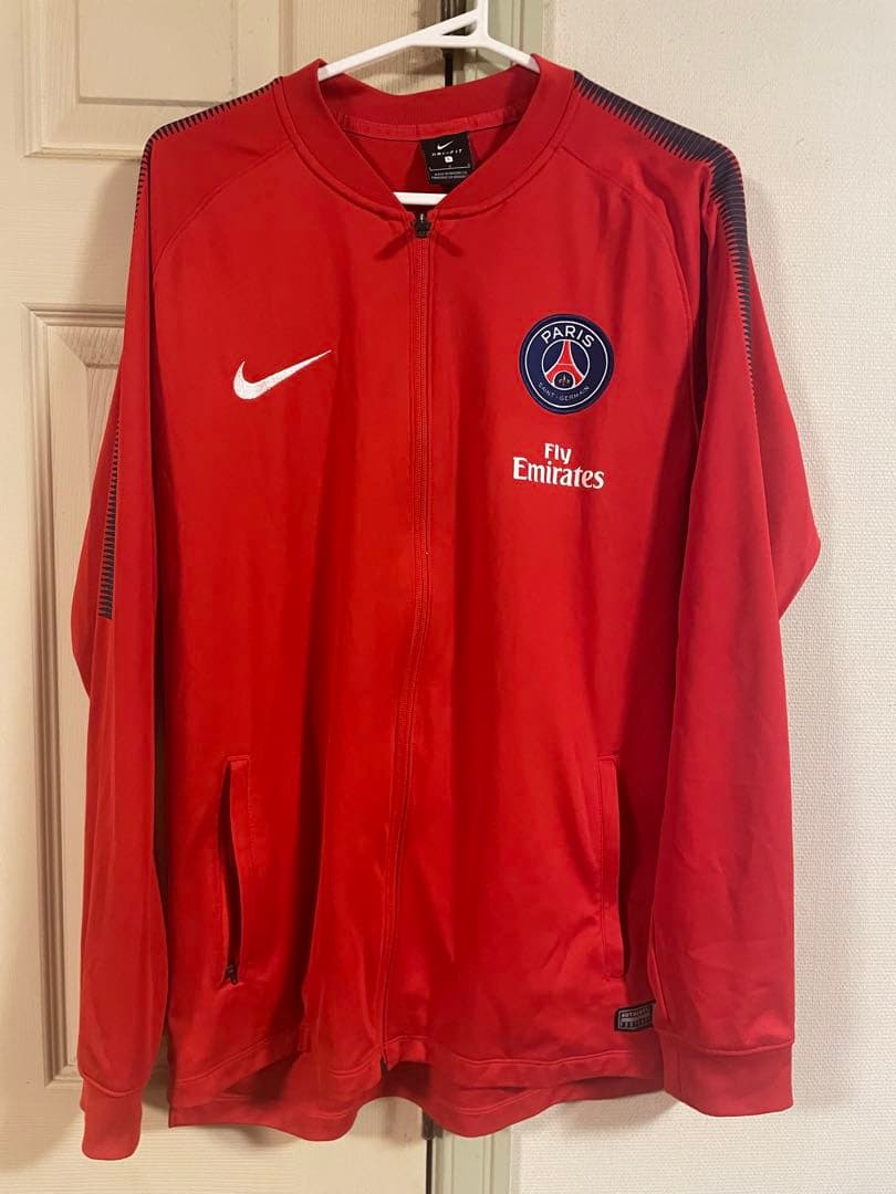 Nike PSG ジャージセット レッド/ネイビーメンズ上Ｌ　下XL
