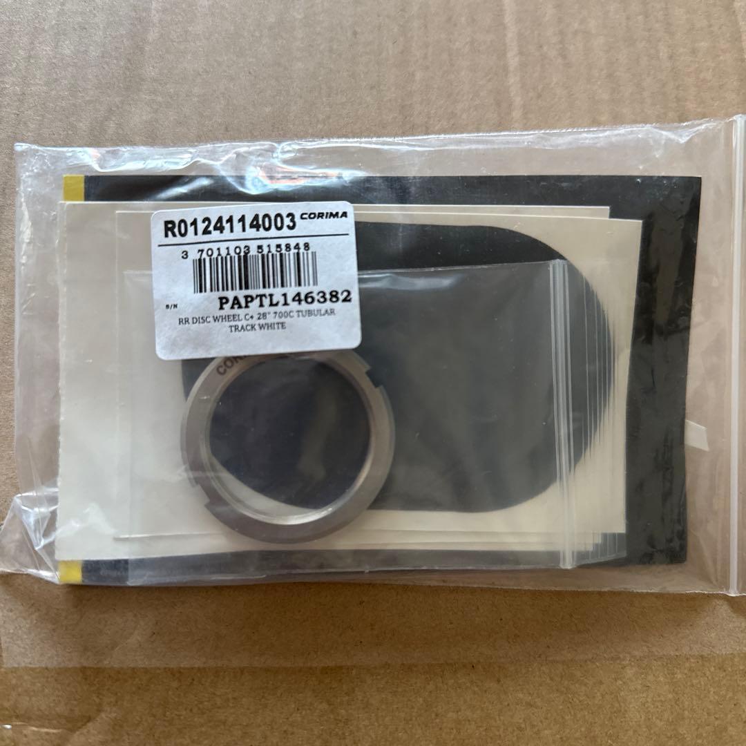CORIMA C+ ディスクホイール 収納バッグ、ナット付き